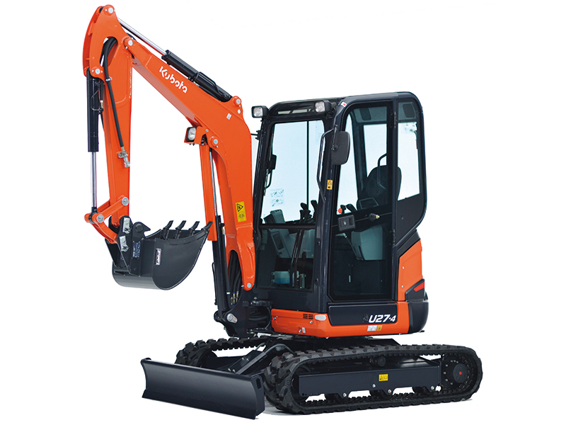 3 Ton Digger / Excavator Kubota U27-4 (Min 1 Week hire) 